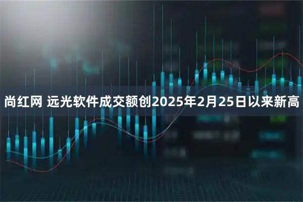 尚红网 远光软件成交额创2025年2月25日以来新高